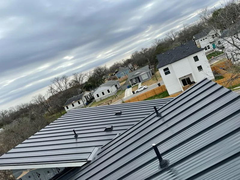 Standing seam metal roof panels with vents for Skylight Repair in Bucyrus